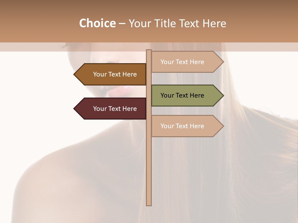 Care Closeup Pose PowerPoint Template