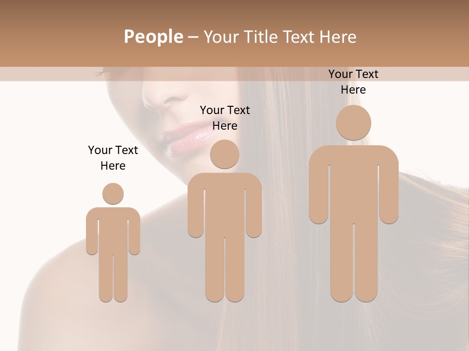 Care Closeup Pose PowerPoint Template