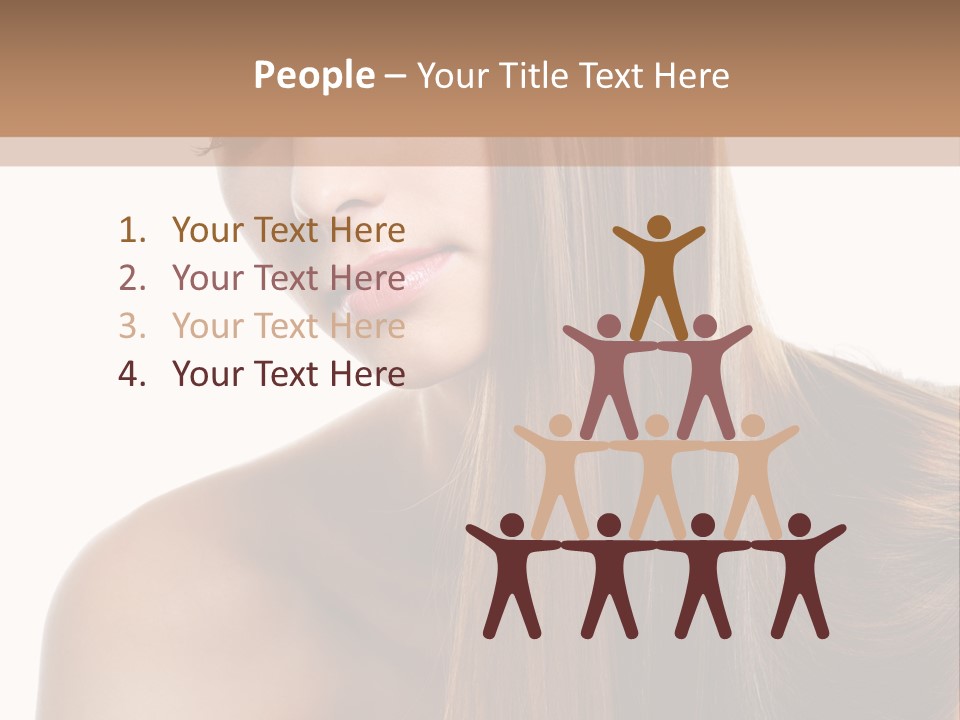 Care Closeup Pose PowerPoint Template
