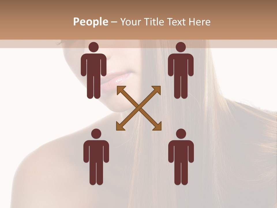 Care Closeup Pose PowerPoint Template