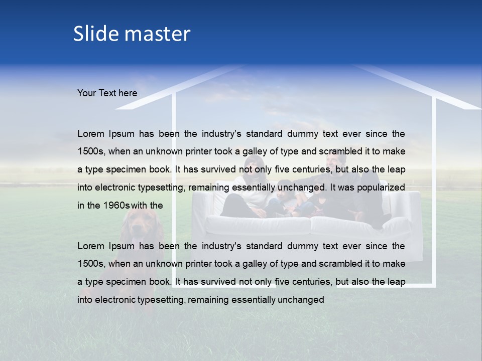 Son Daddy Parent PowerPoint Template