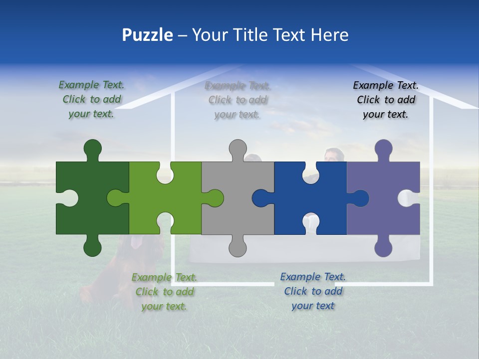 Son Daddy Parent PowerPoint Template