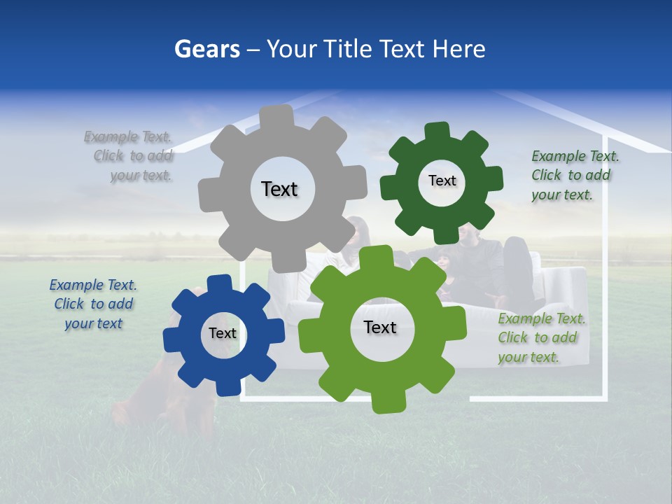 Son Daddy Parent PowerPoint Template