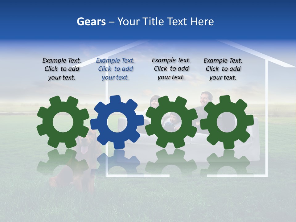 Son Daddy Parent PowerPoint Template