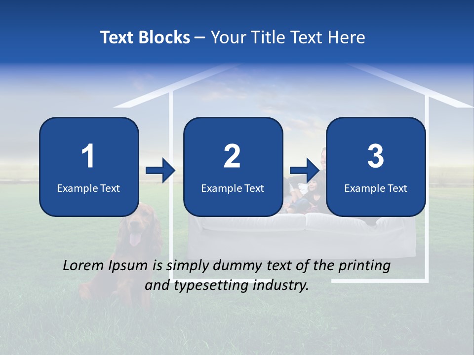 Son Daddy Parent PowerPoint Template