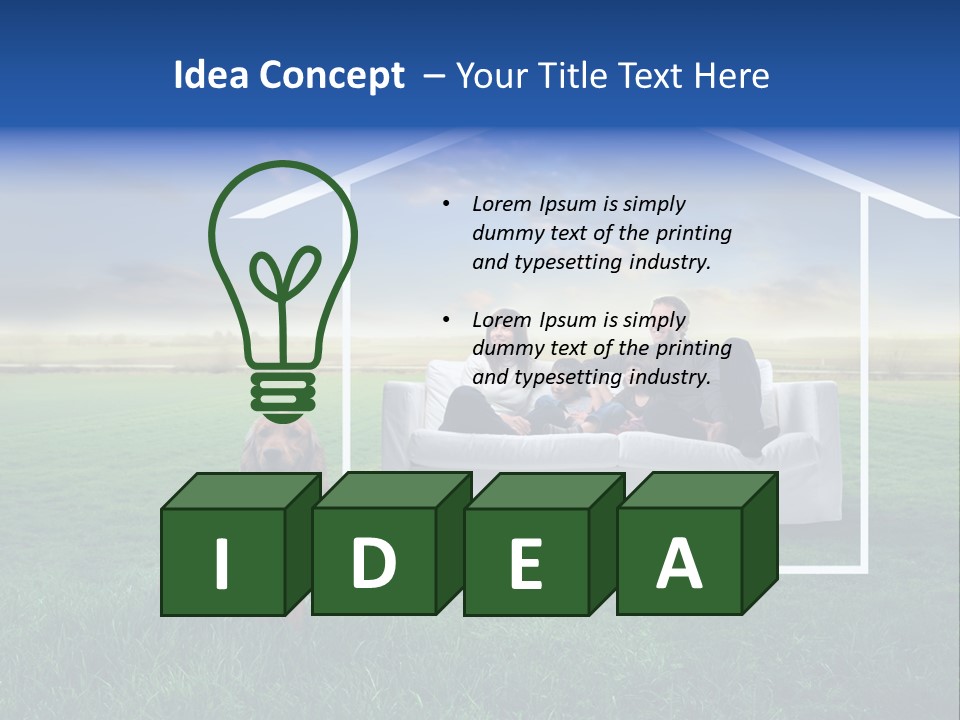 Son Daddy Parent PowerPoint Template