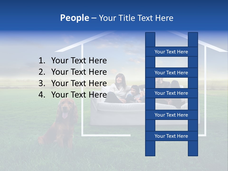 Son Daddy Parent PowerPoint Template