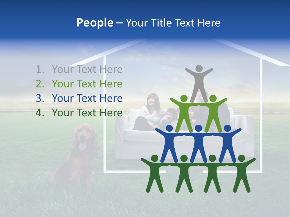 Son Daddy Parent PowerPoint Template