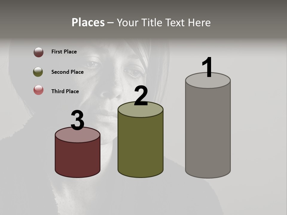 Eyes Beautiful Model PowerPoint Template