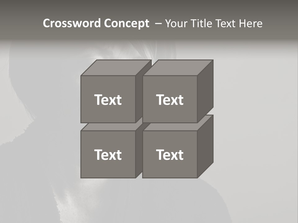 Eyes Beautiful Model PowerPoint Template