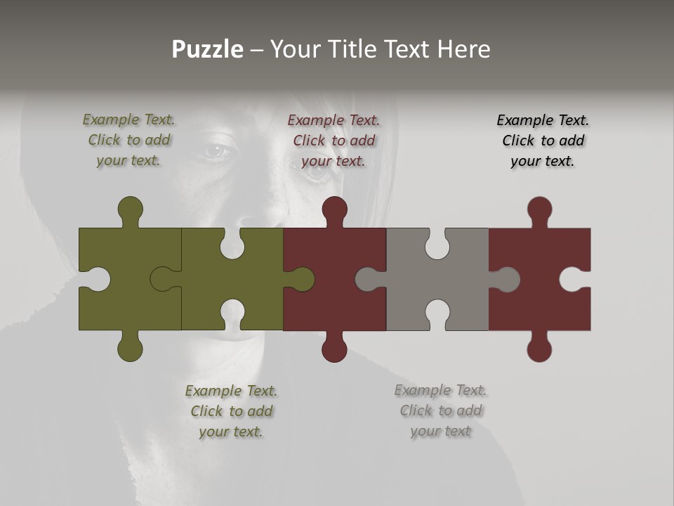 Eyes Beautiful Model PowerPoint Template