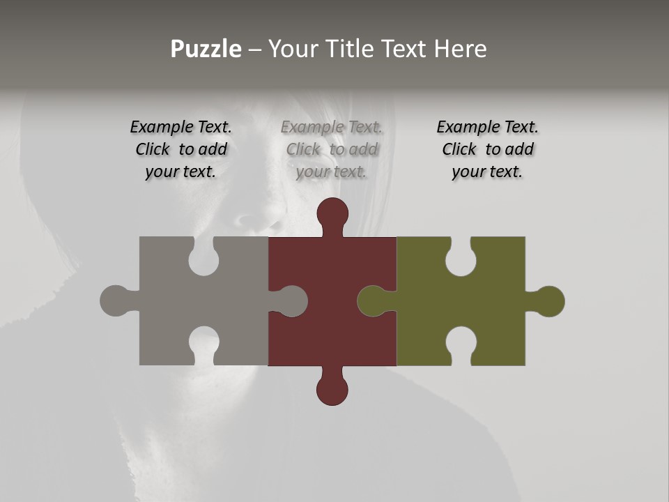 Eyes Beautiful Model PowerPoint Template