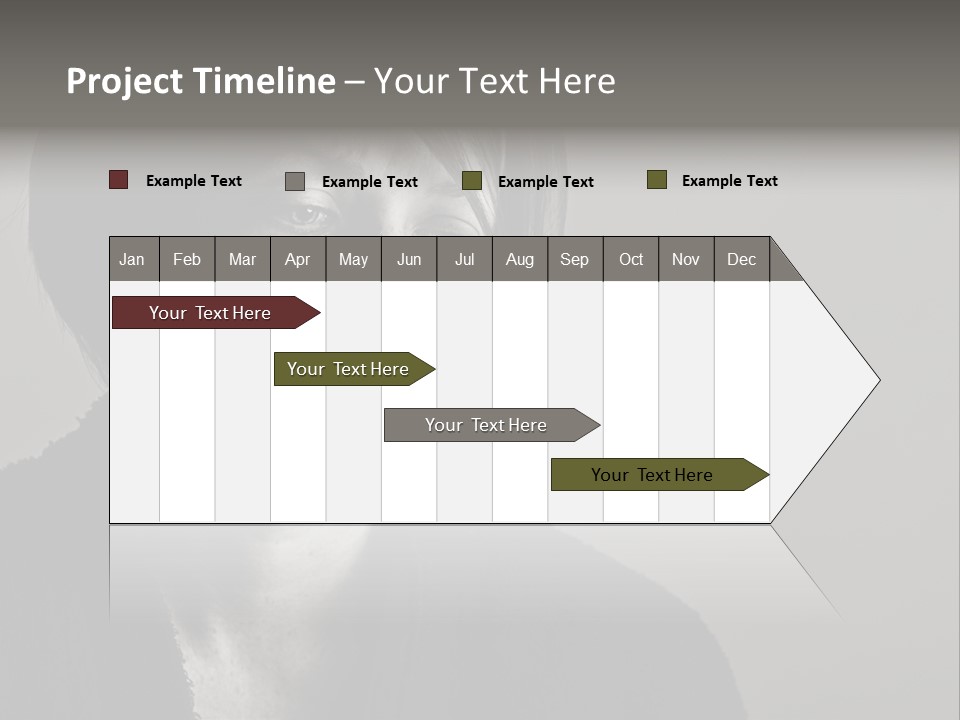 Eyes Beautiful Model PowerPoint Template