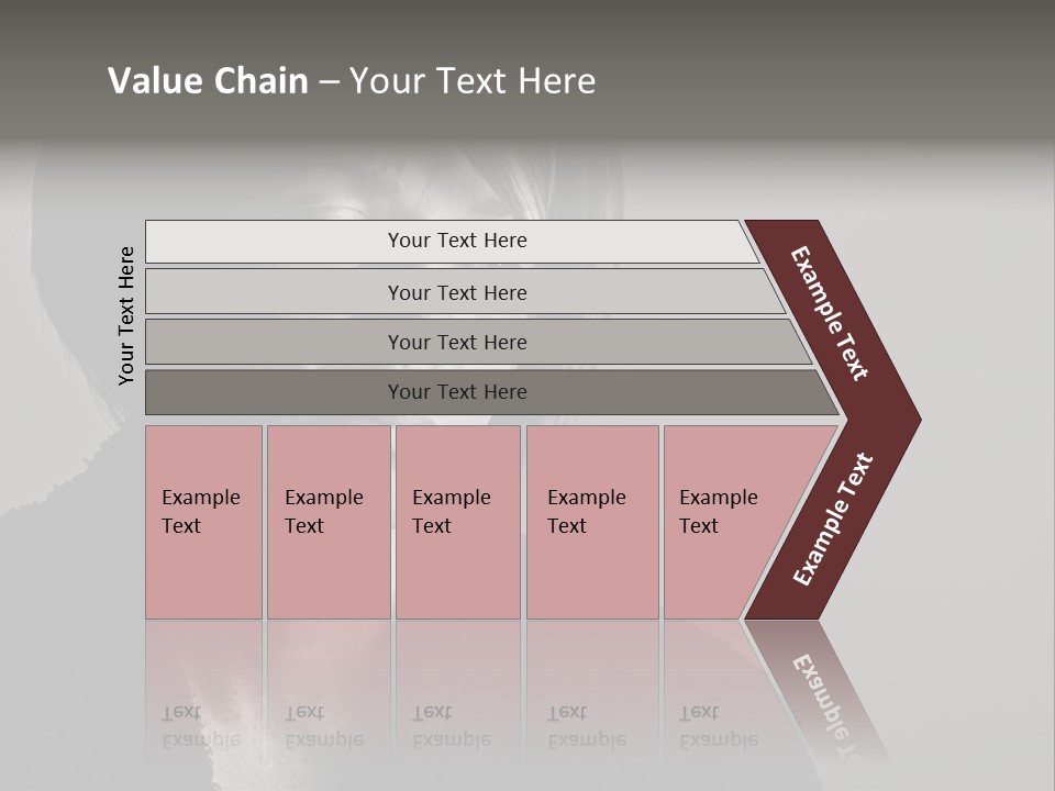 Eyes Beautiful Model PowerPoint Template