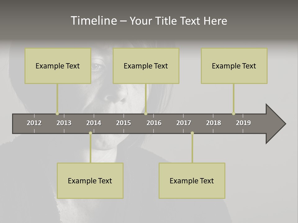 Eyes Beautiful Model PowerPoint Template