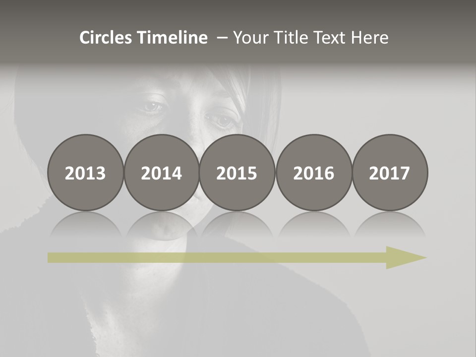 Eyes Beautiful Model PowerPoint Template