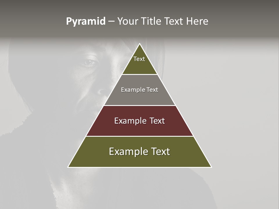 Eyes Beautiful Model PowerPoint Template