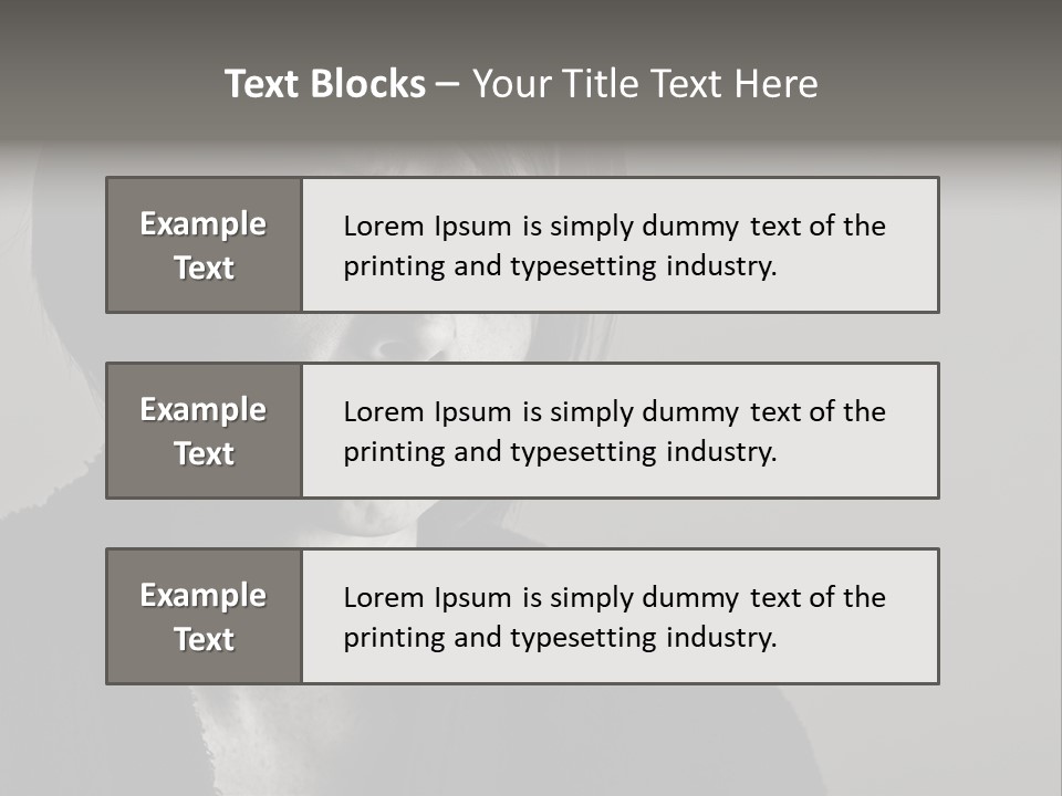 Eyes Beautiful Model PowerPoint Template