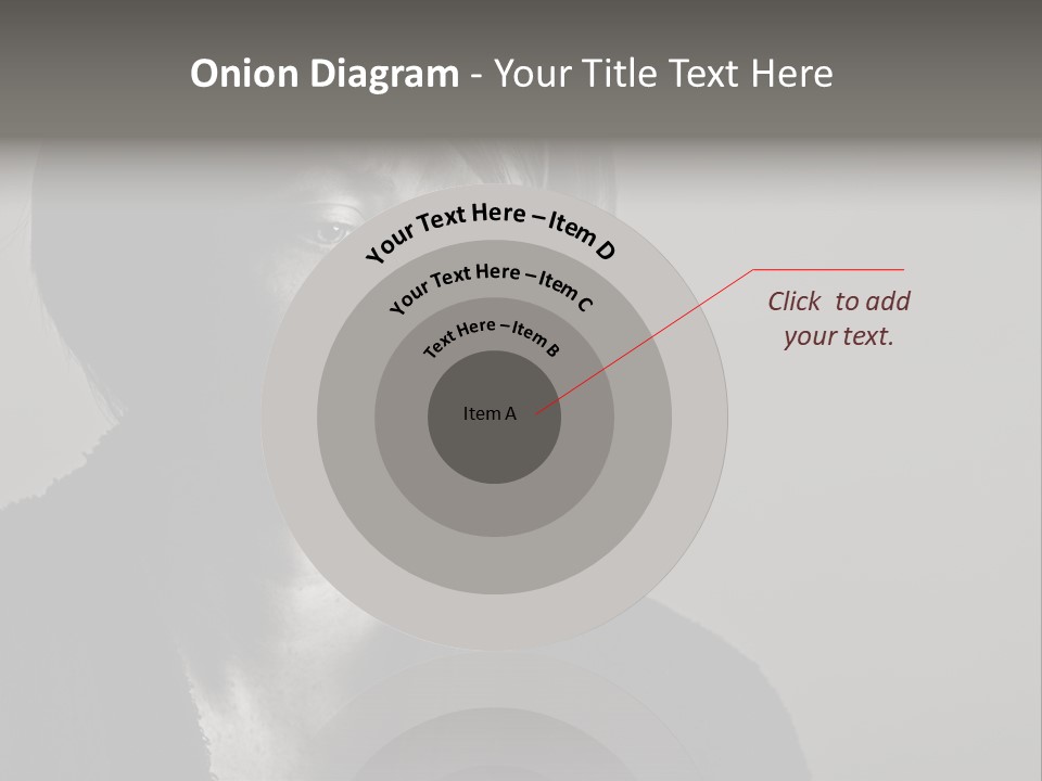 Eyes Beautiful Model PowerPoint Template