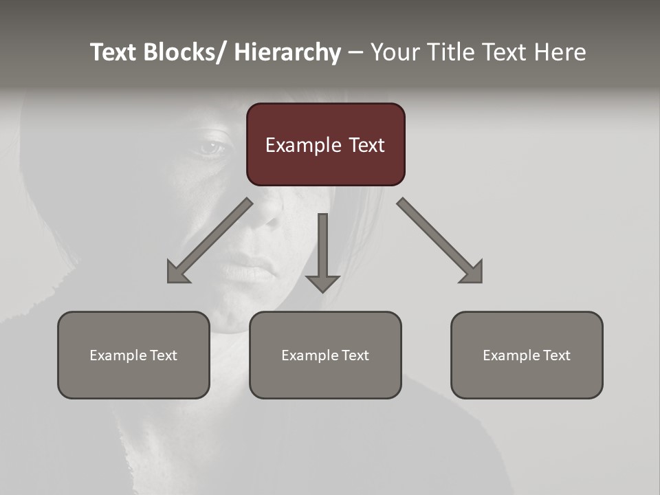 Eyes Beautiful Model PowerPoint Template