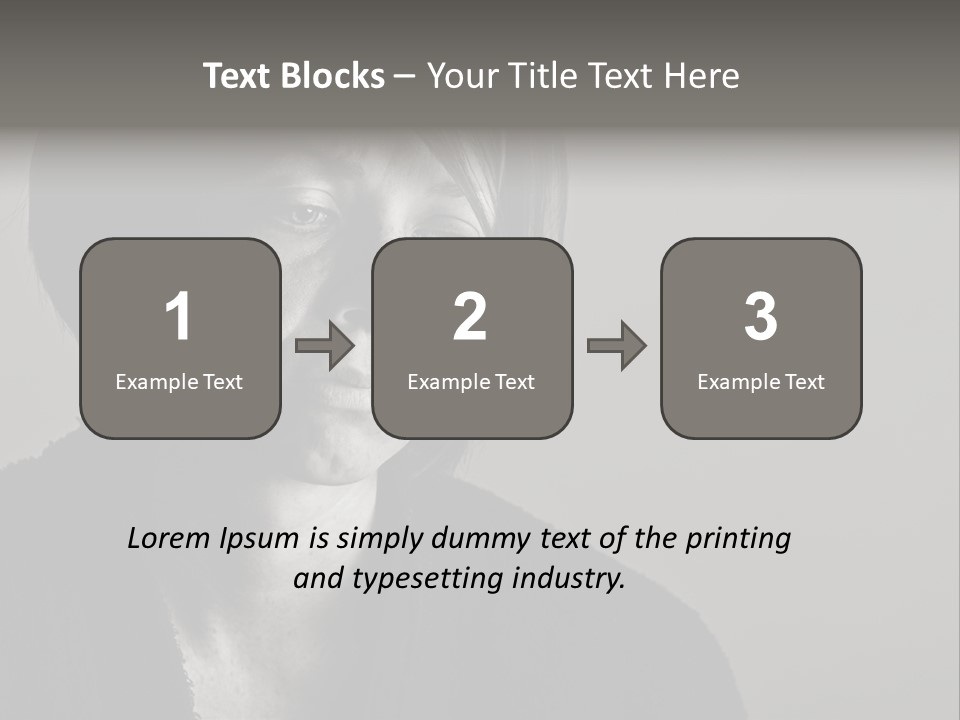Eyes Beautiful Model PowerPoint Template