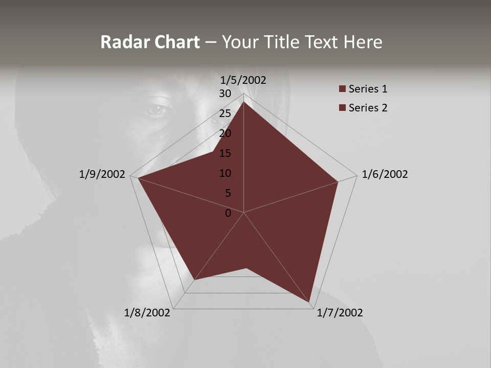 Eyes Beautiful Model PowerPoint Template