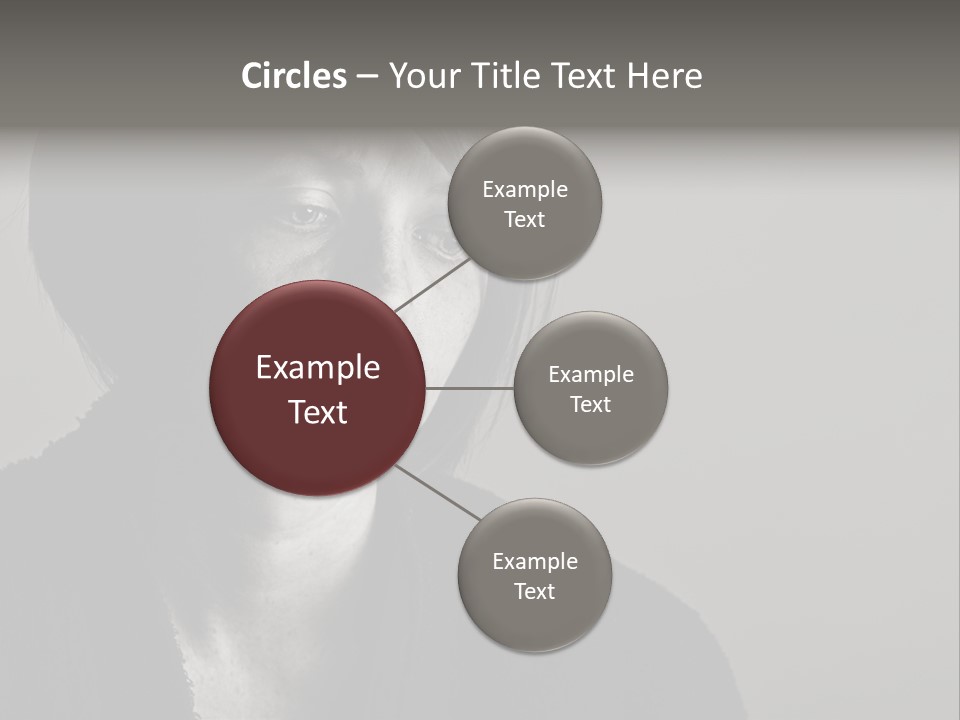 Eyes Beautiful Model PowerPoint Template