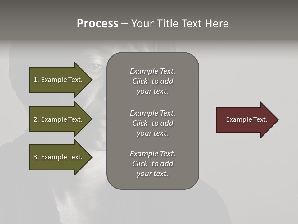 Eyes Beautiful Model PowerPoint Template