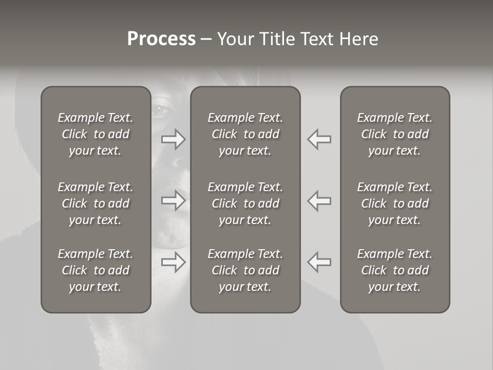 Eyes Beautiful Model PowerPoint Template