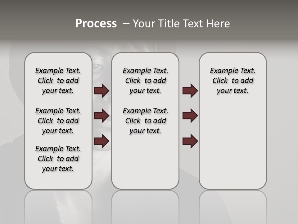 Eyes Beautiful Model PowerPoint Template