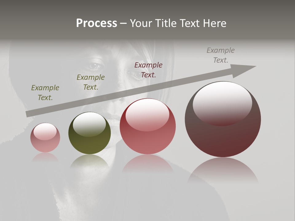 Eyes Beautiful Model PowerPoint Template