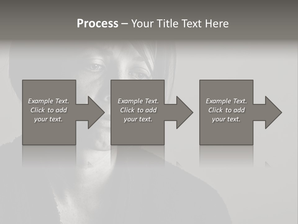 Eyes Beautiful Model PowerPoint Template
