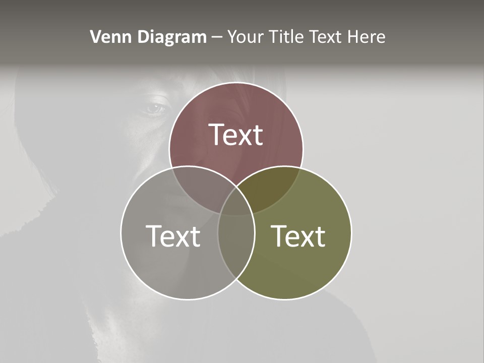 Eyes Beautiful Model PowerPoint Template