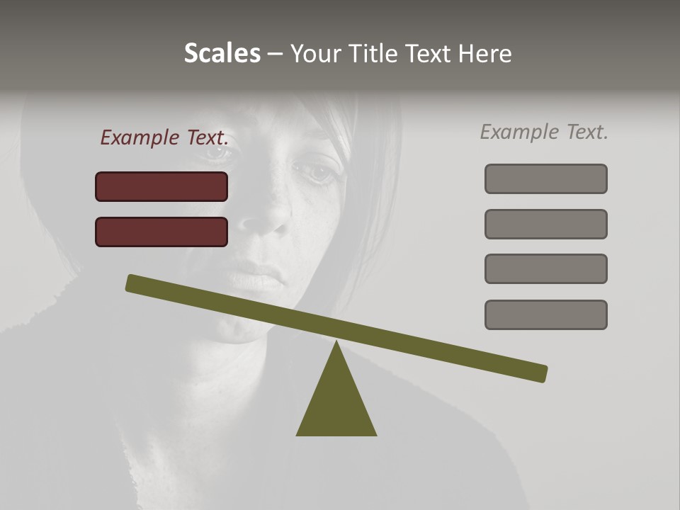 Eyes Beautiful Model PowerPoint Template