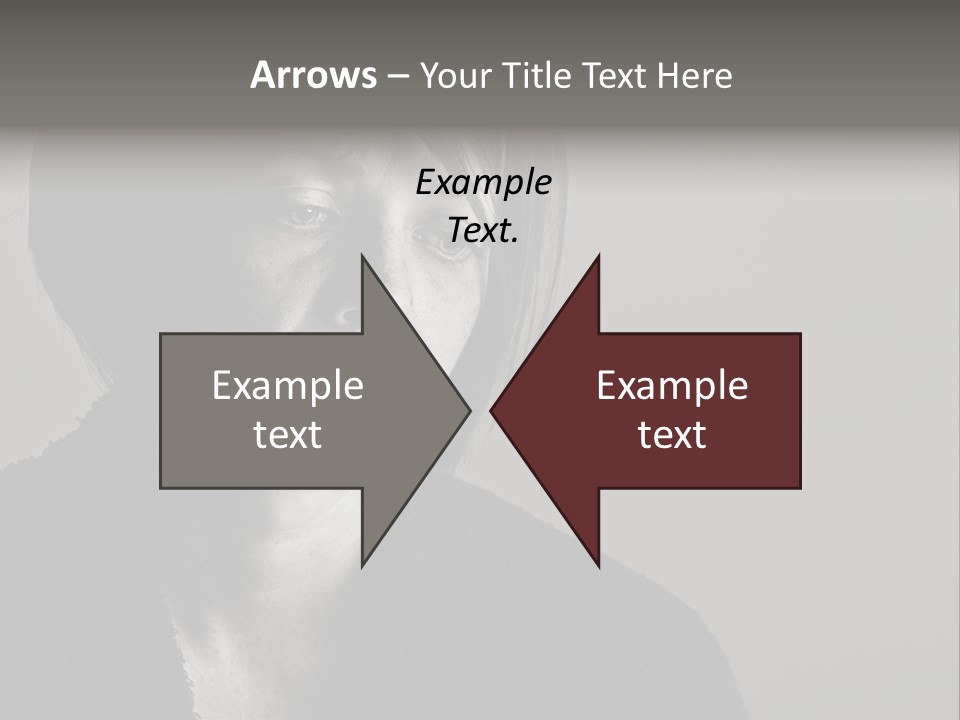 Eyes Beautiful Model PowerPoint Template