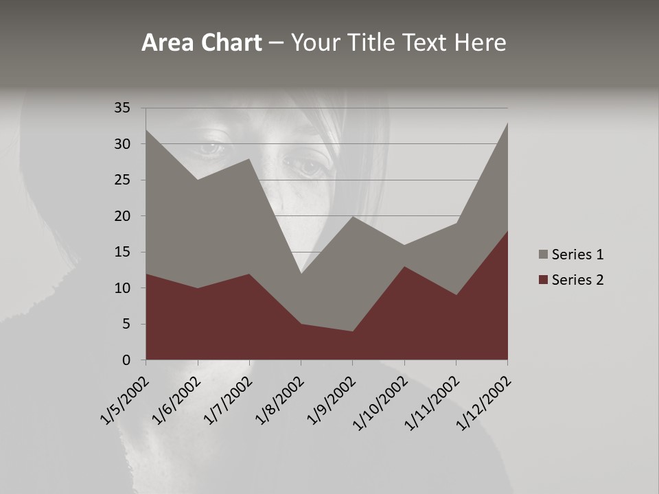 Eyes Beautiful Model PowerPoint Template