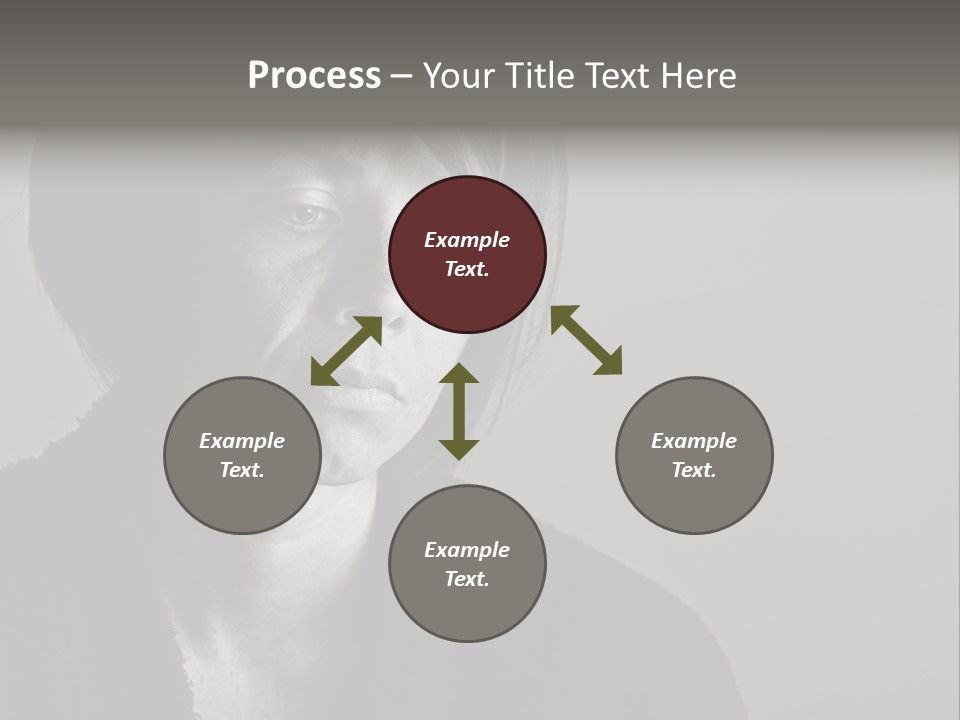 Eyes Beautiful Model PowerPoint Template