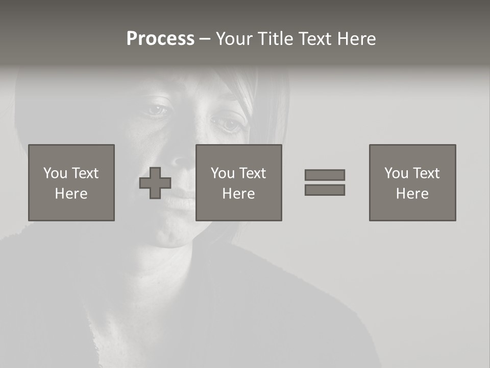 Eyes Beautiful Model PowerPoint Template