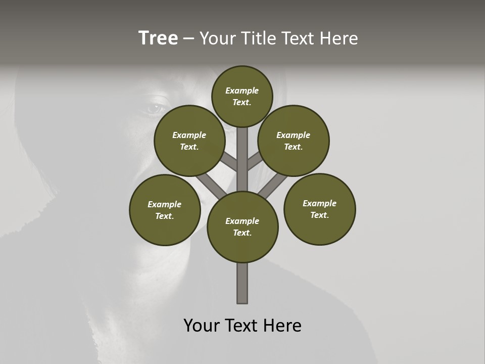 Eyes Beautiful Model PowerPoint Template