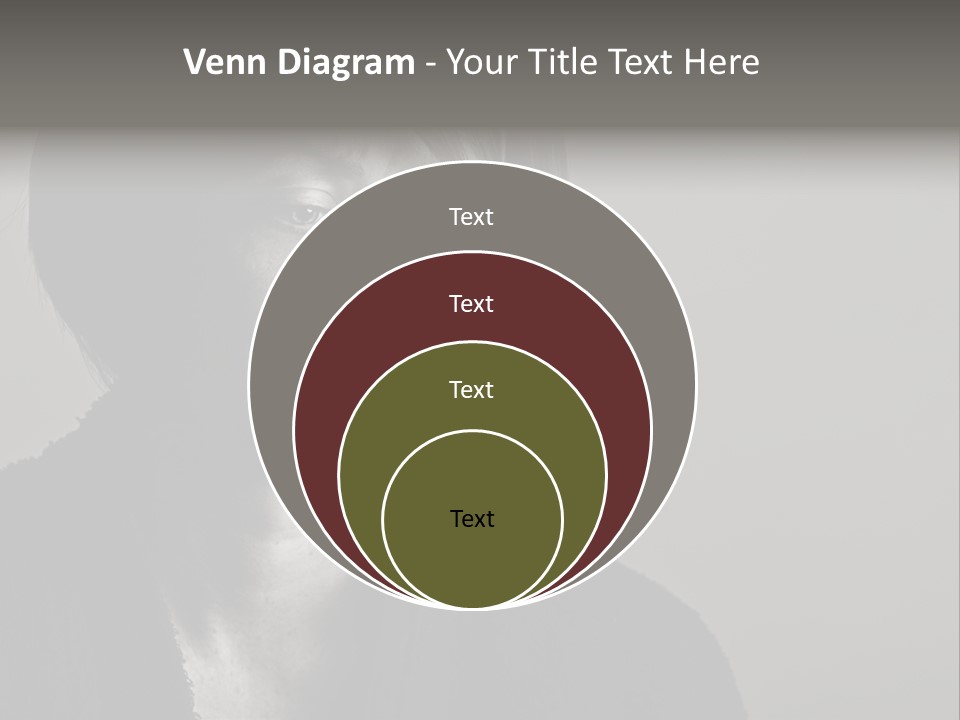 Eyes Beautiful Model PowerPoint Template