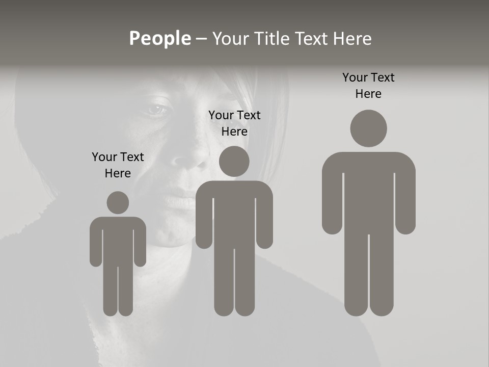 Eyes Beautiful Model PowerPoint Template