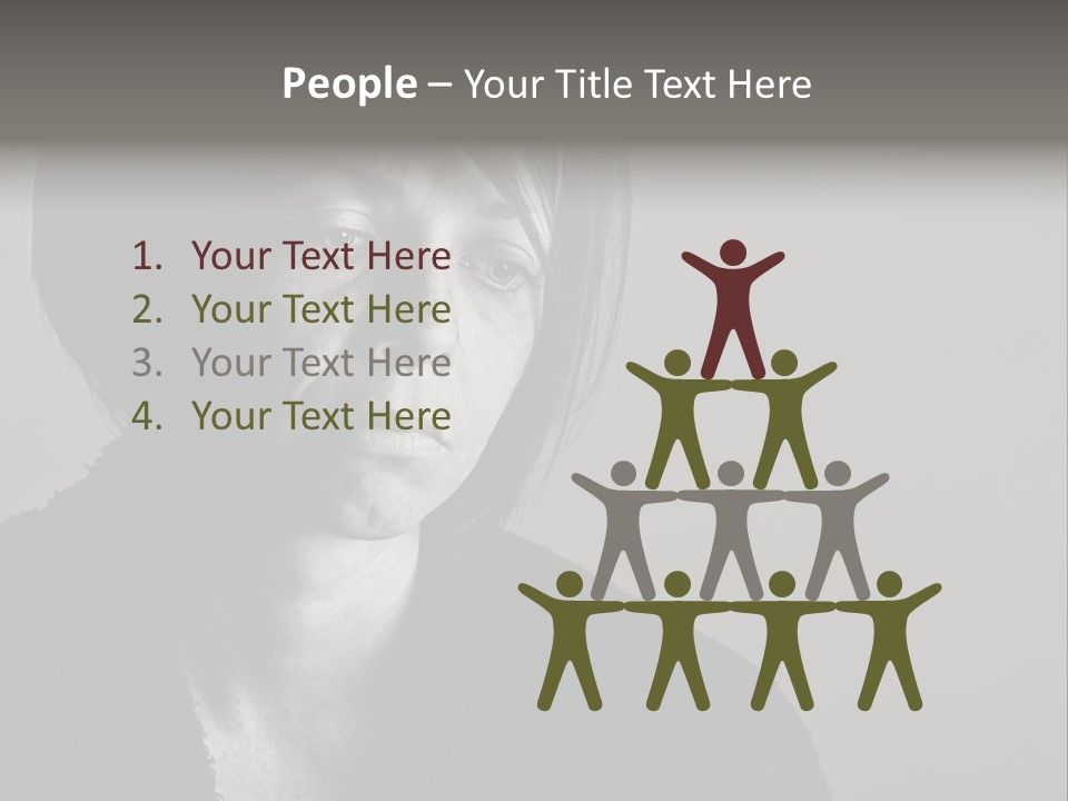 Eyes Beautiful Model PowerPoint Template