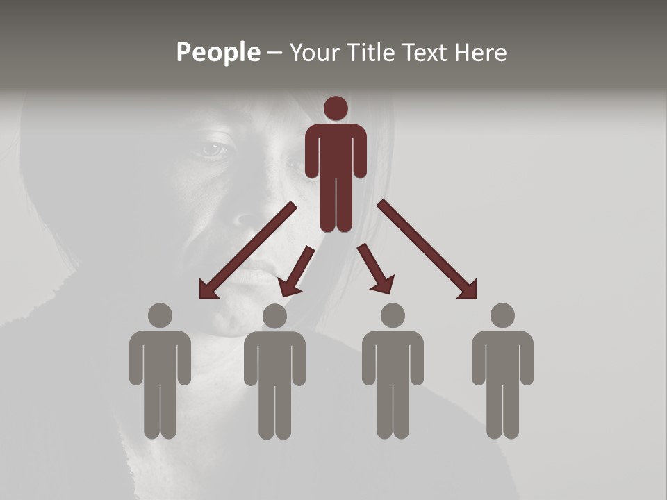 Eyes Beautiful Model PowerPoint Template