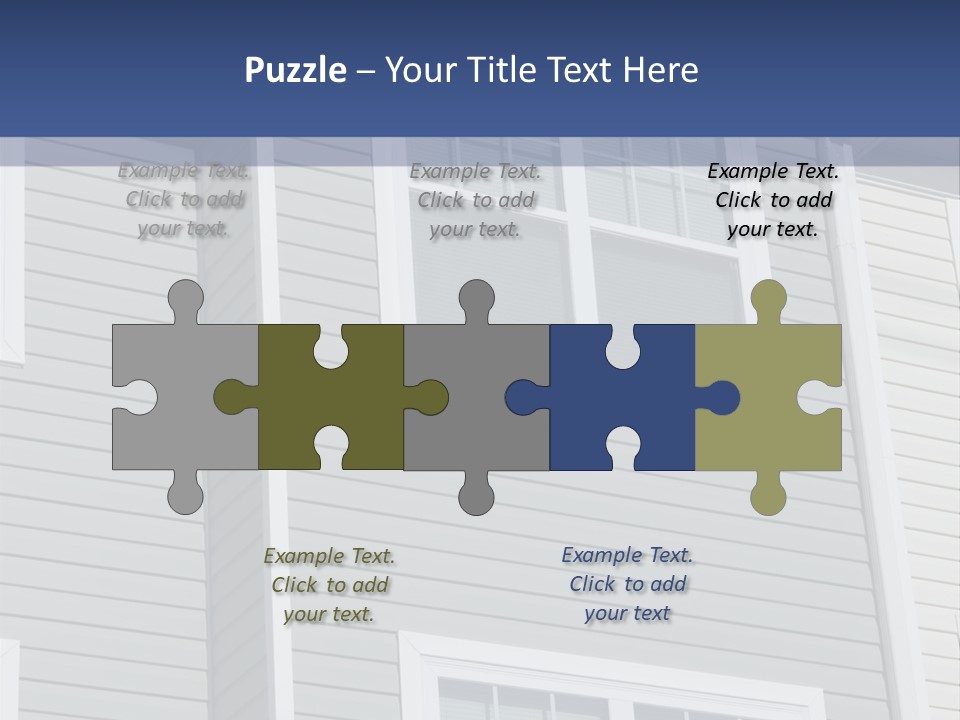 Financing Down Urban PowerPoint Template