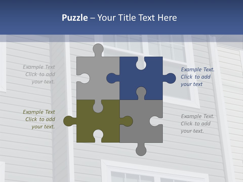 Financing Down Urban PowerPoint Template