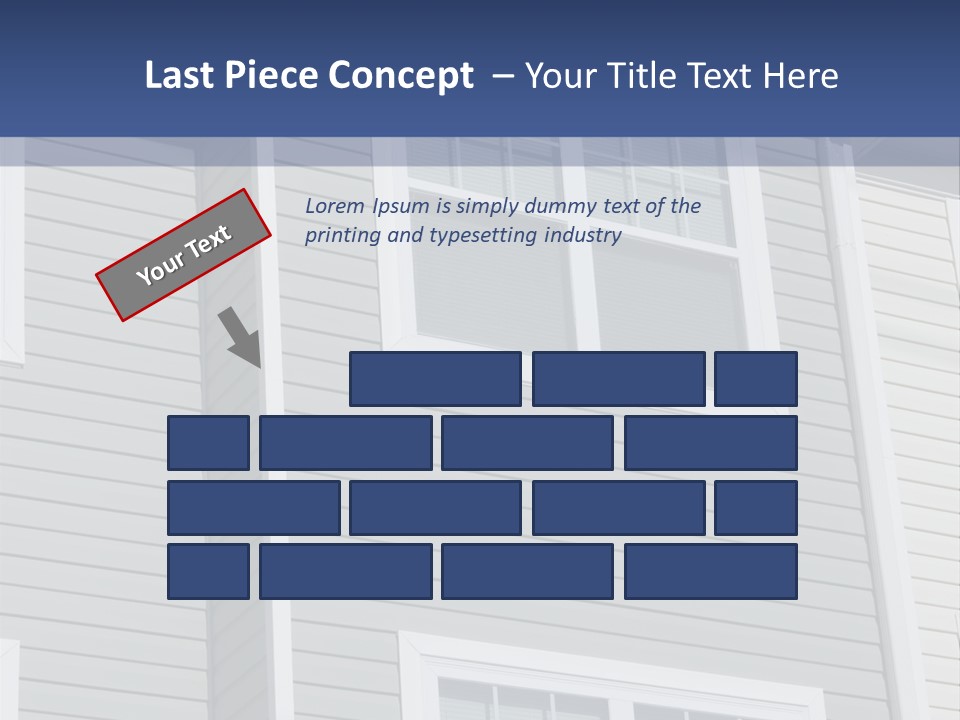 Financing Down Urban PowerPoint Template