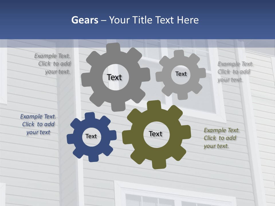 Financing Down Urban PowerPoint Template