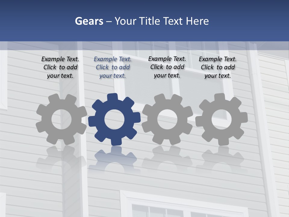 Financing Down Urban PowerPoint Template