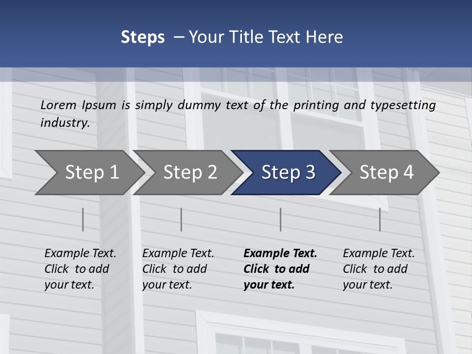 Financing Down Urban PowerPoint Template
