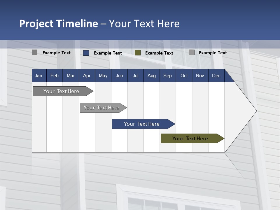 Financing Down Urban PowerPoint Template